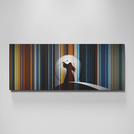 The Lord of the Rings: The Fellowship of the Ring movie canvas wall art - color palette print