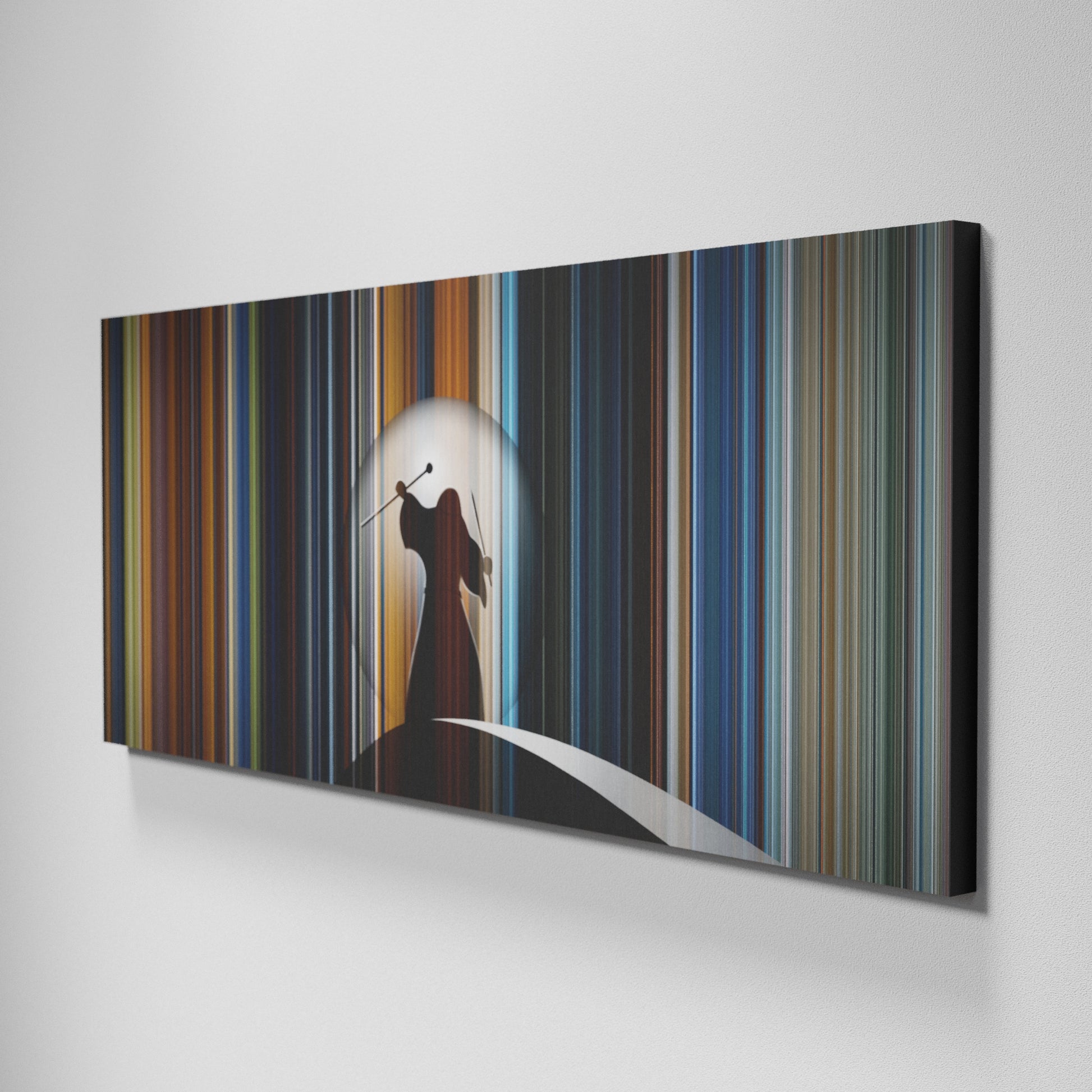 Side view of Basic of Lord of the Rings: The Fellowship of the Ring Exclusive Edition Frome on the wall