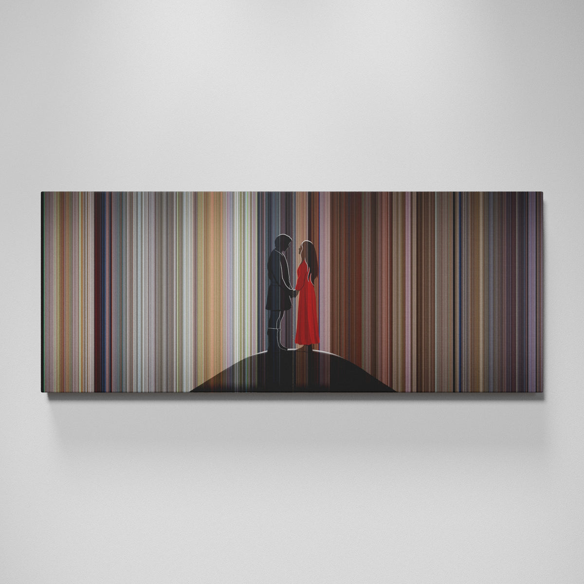 The Princess Bride movie canvas wall art - color palette print