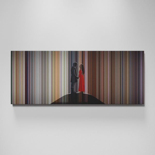 The Princess Bride movie canvas wall art - color palette print
