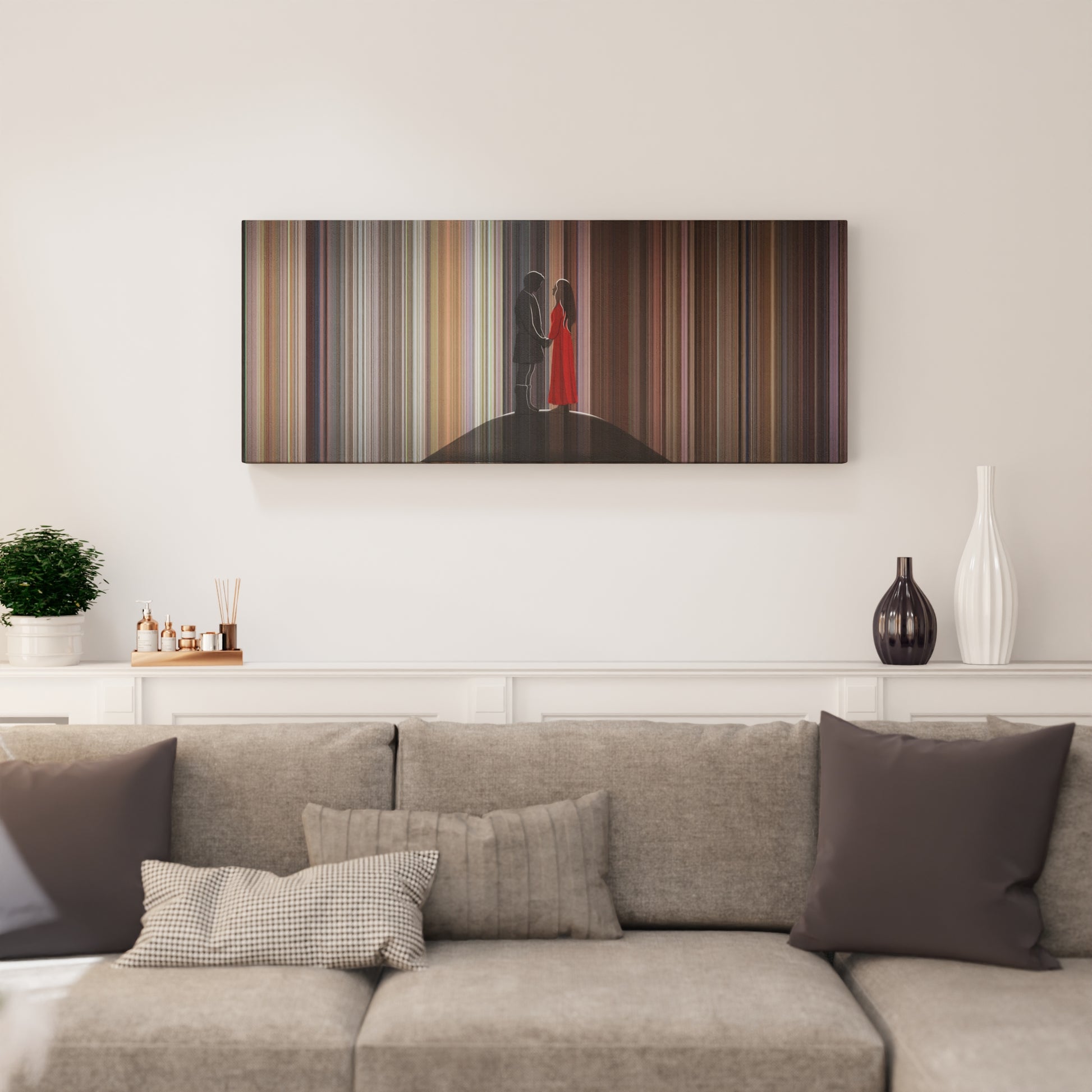 Living room interior with The Princess Bride Exclusive Edition Frome on the wall