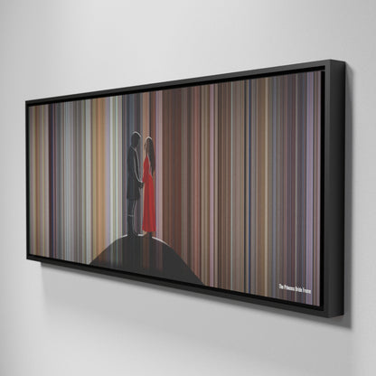 Side view of Framed Buff's of The Princess Bride Exclusive Edition Frome on the wall