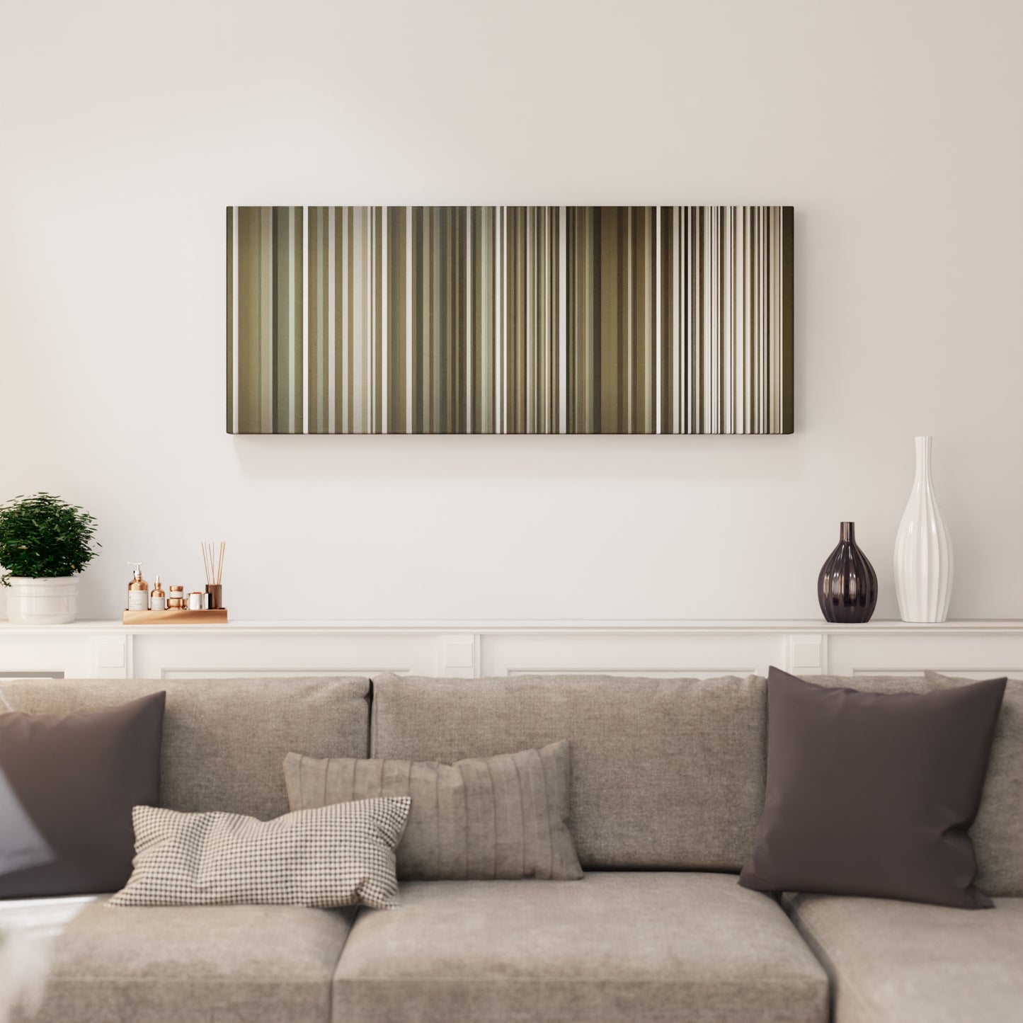 Living room interior with Adele - Rolling in the Deep Frome on the wall