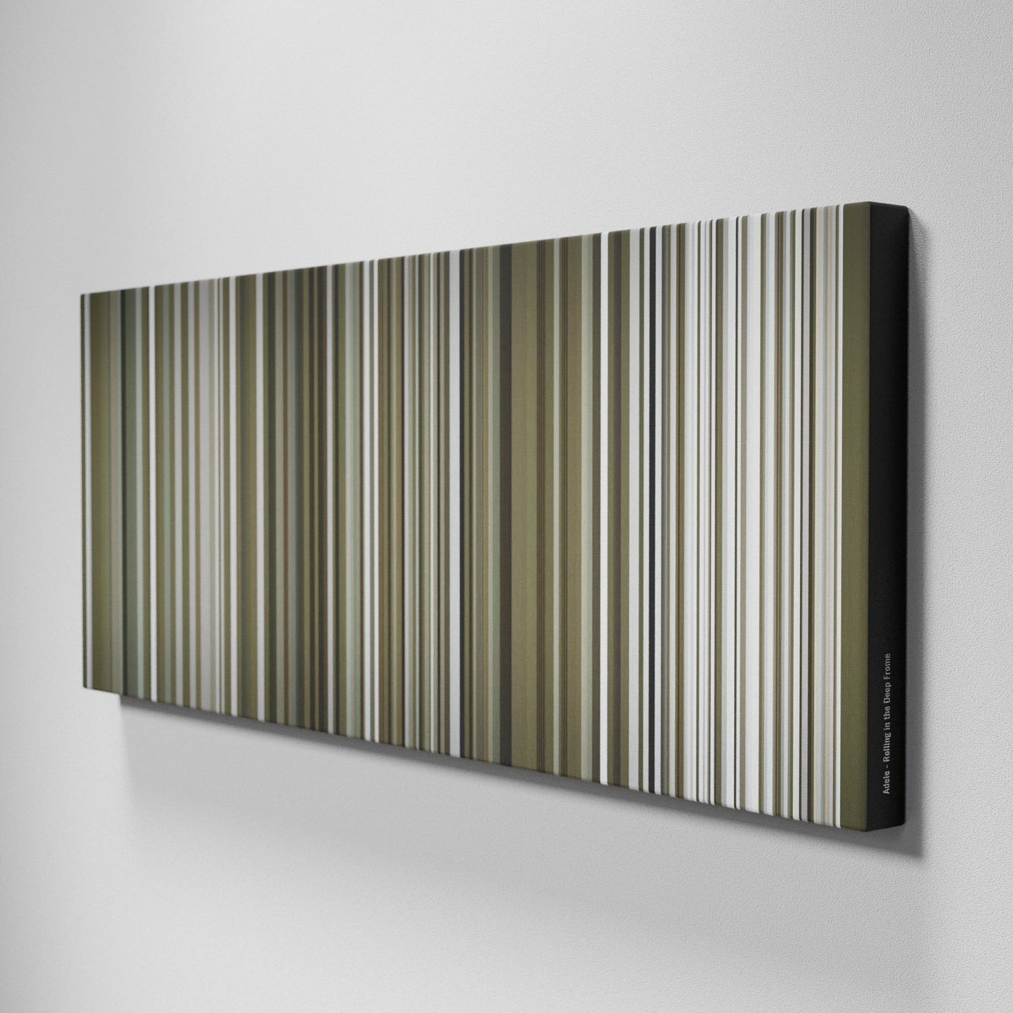 Side view of Buff's of Adele - Rolling in the Deep Frome on the wall