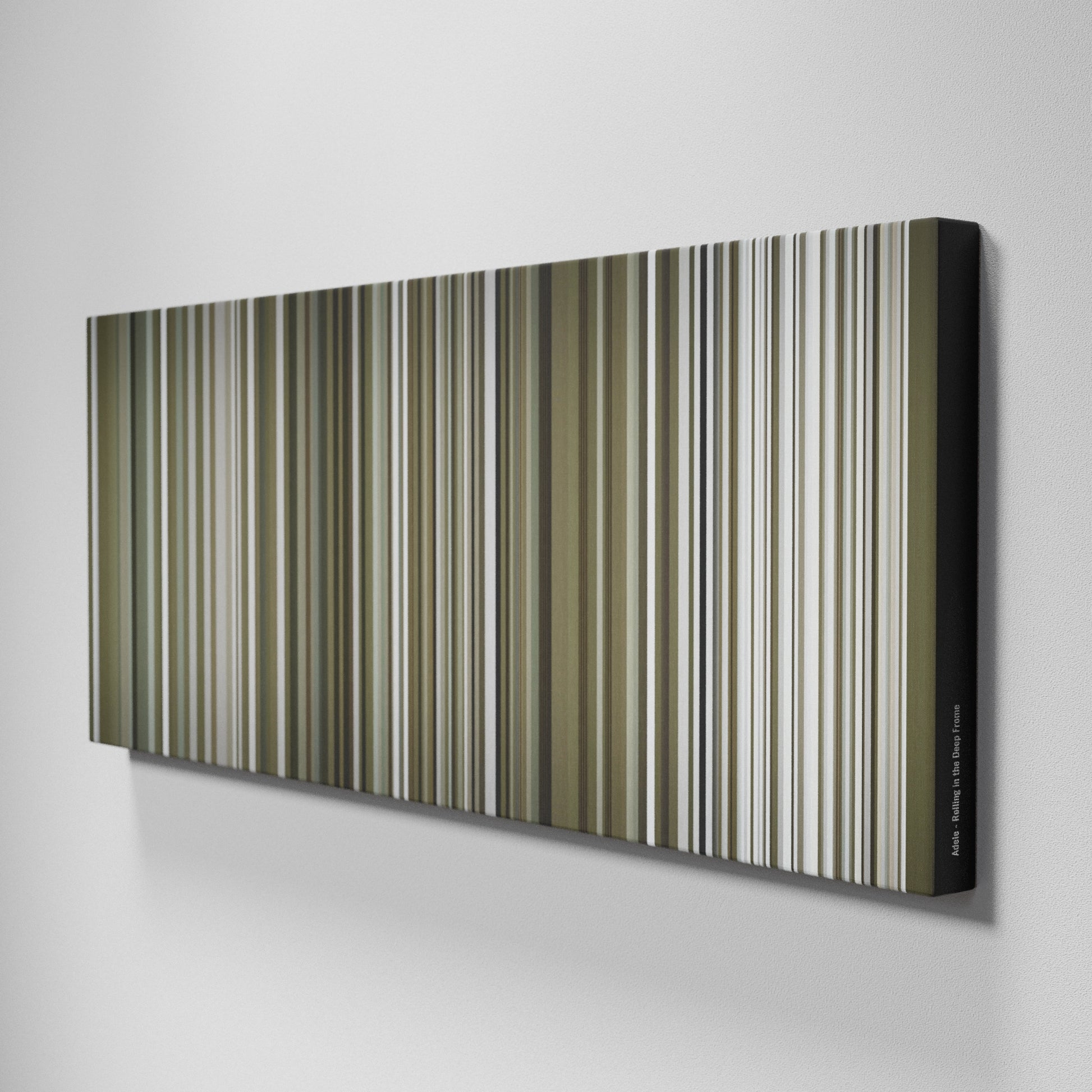 Side view of Buff's of Adele - Rolling in the Deep Frome on the wall