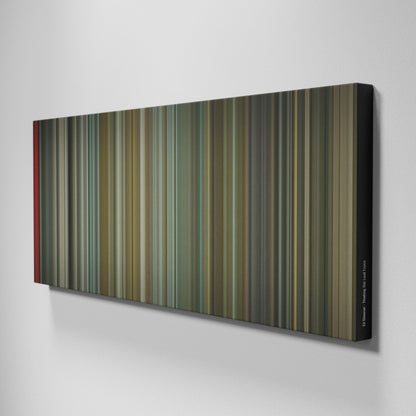 Side view of Buff's of Ed Sheeran - Thinking Out Loud Frome on the wall