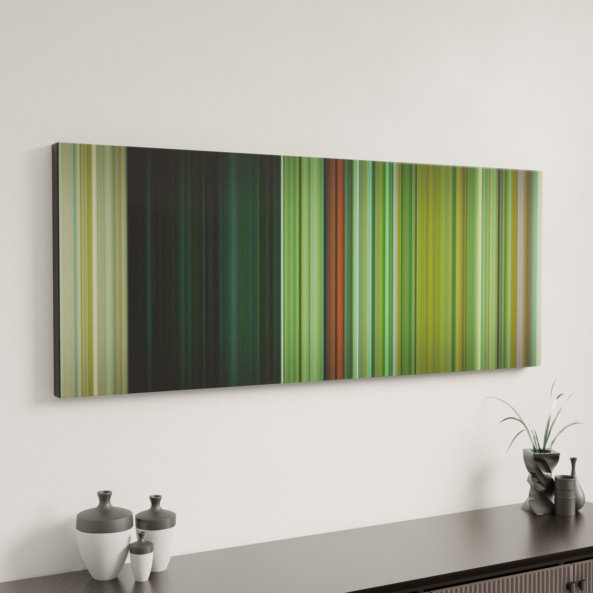 Minimal interior design with Katy Perry - Roar Frome on the wall