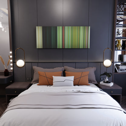 Bedroom interior with Katy Perry - Roar Frome on the wall