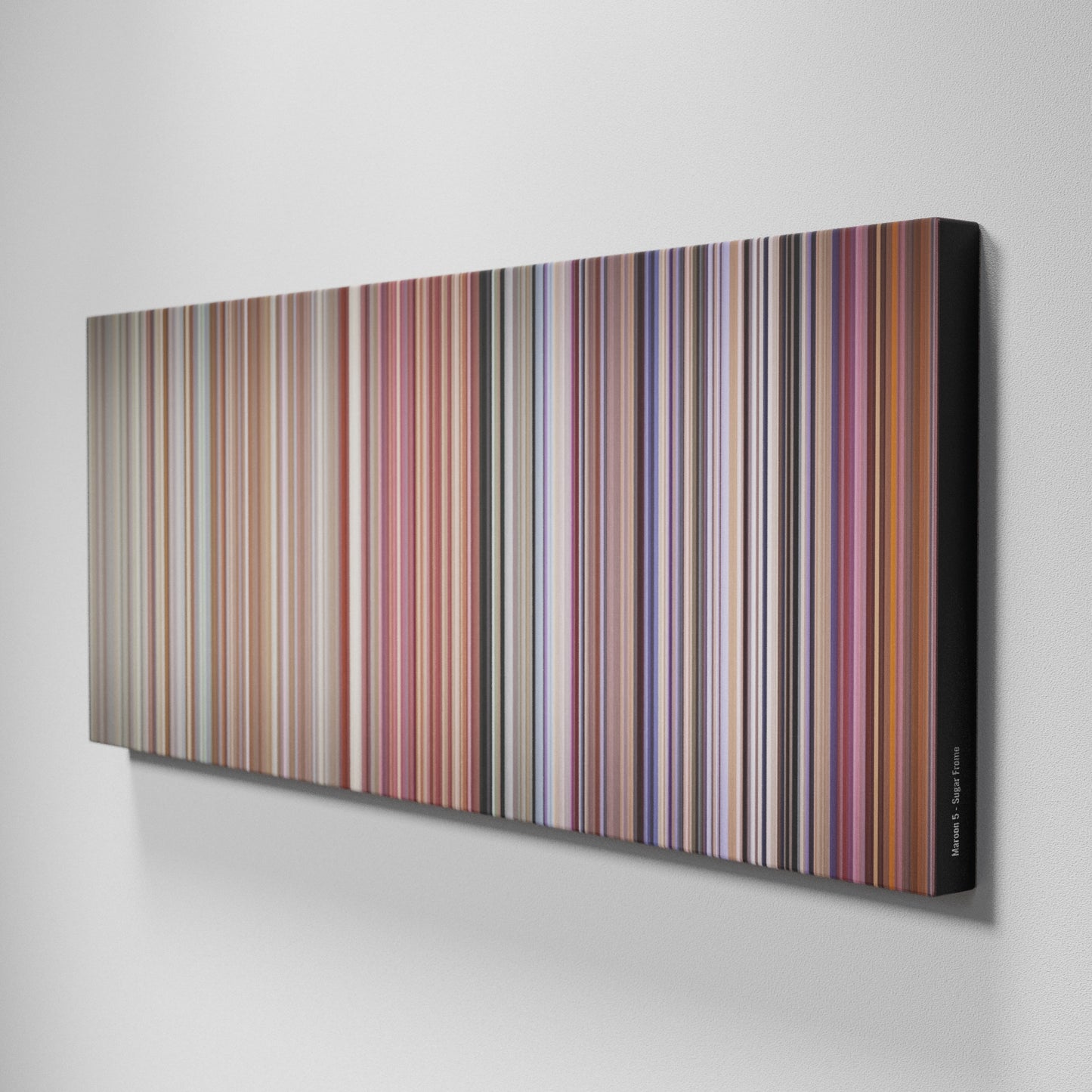 Side view of Buff's of Maroon 5 - Sugar Frome on the wall