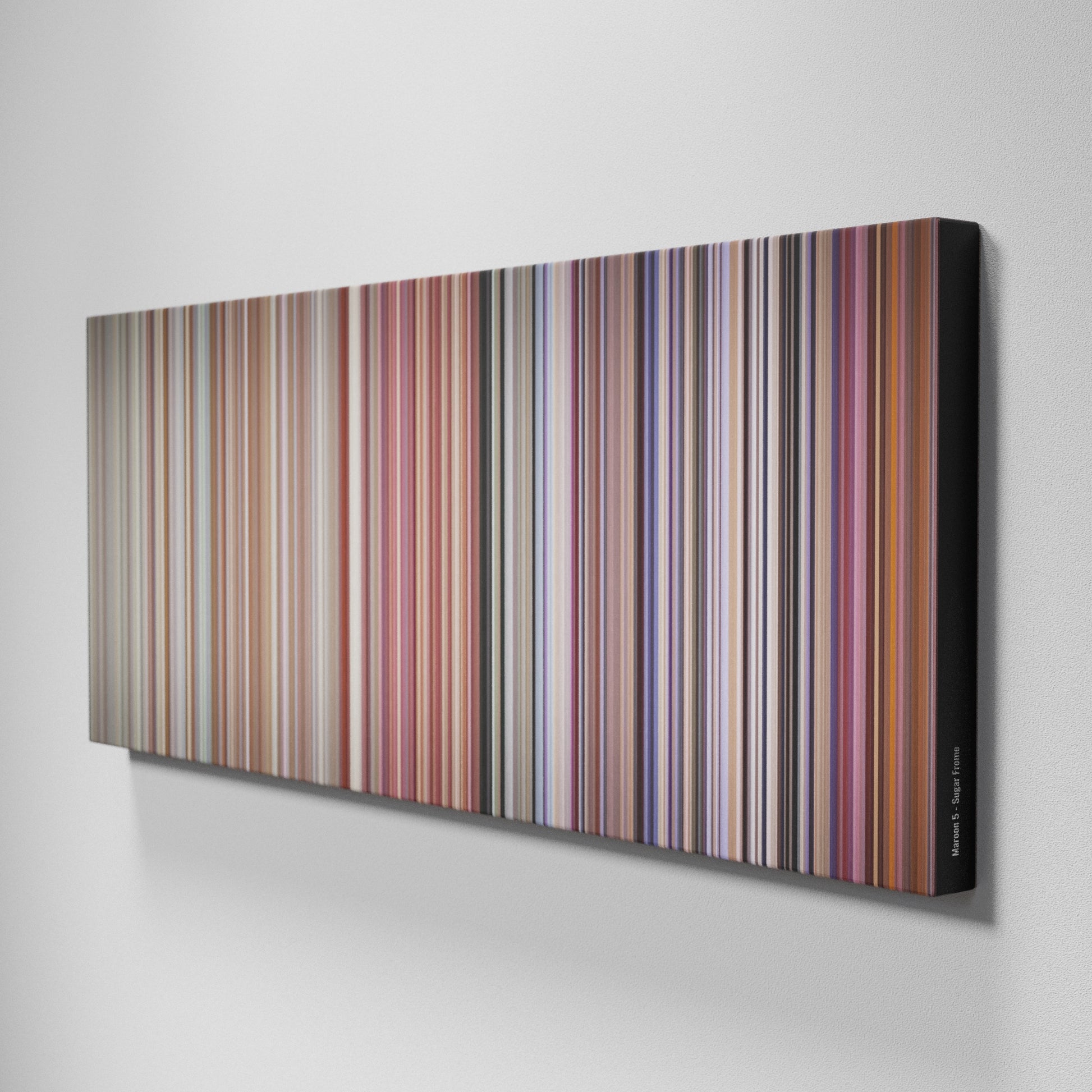 Side view of Buff's of Maroon 5 - Sugar Frome on the wall