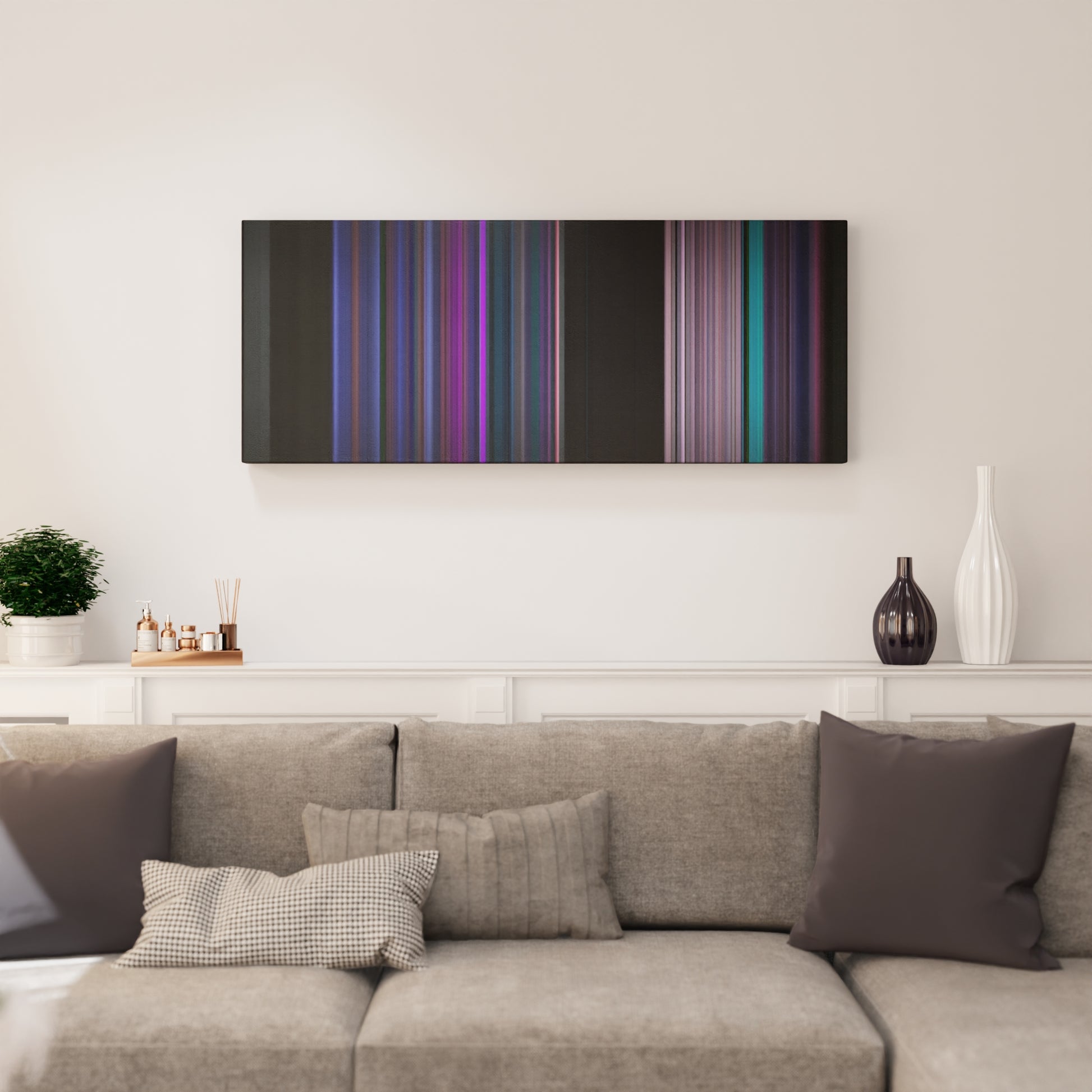 Living room interior with Queen - Bohemian Rhapsody Frome on the wall