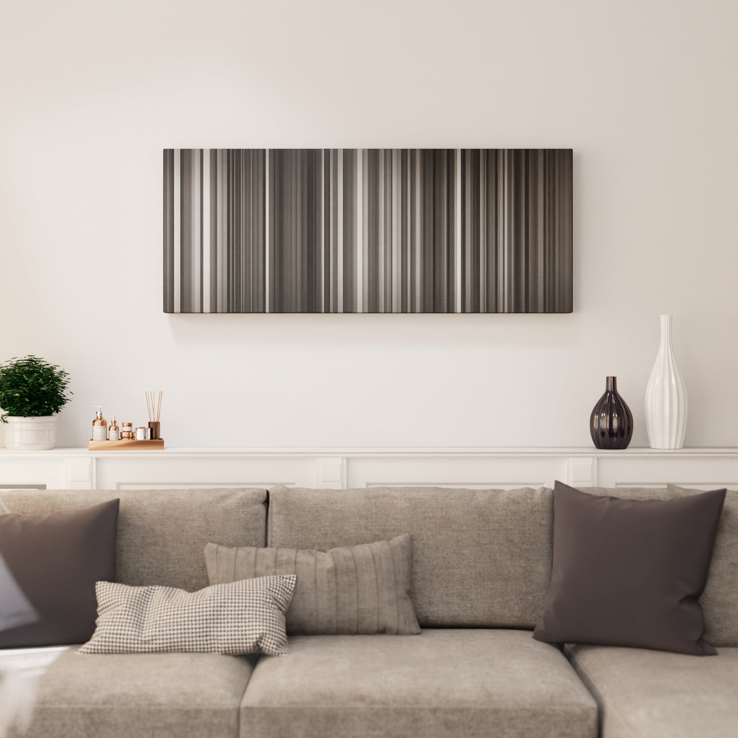 Living room interior with James Arthur - Say You Won't Let Go Frome on the wall