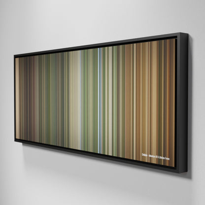 Side view of Framed Buff's of Coldplay - Adventure Of A Lifetime Frome on the wall