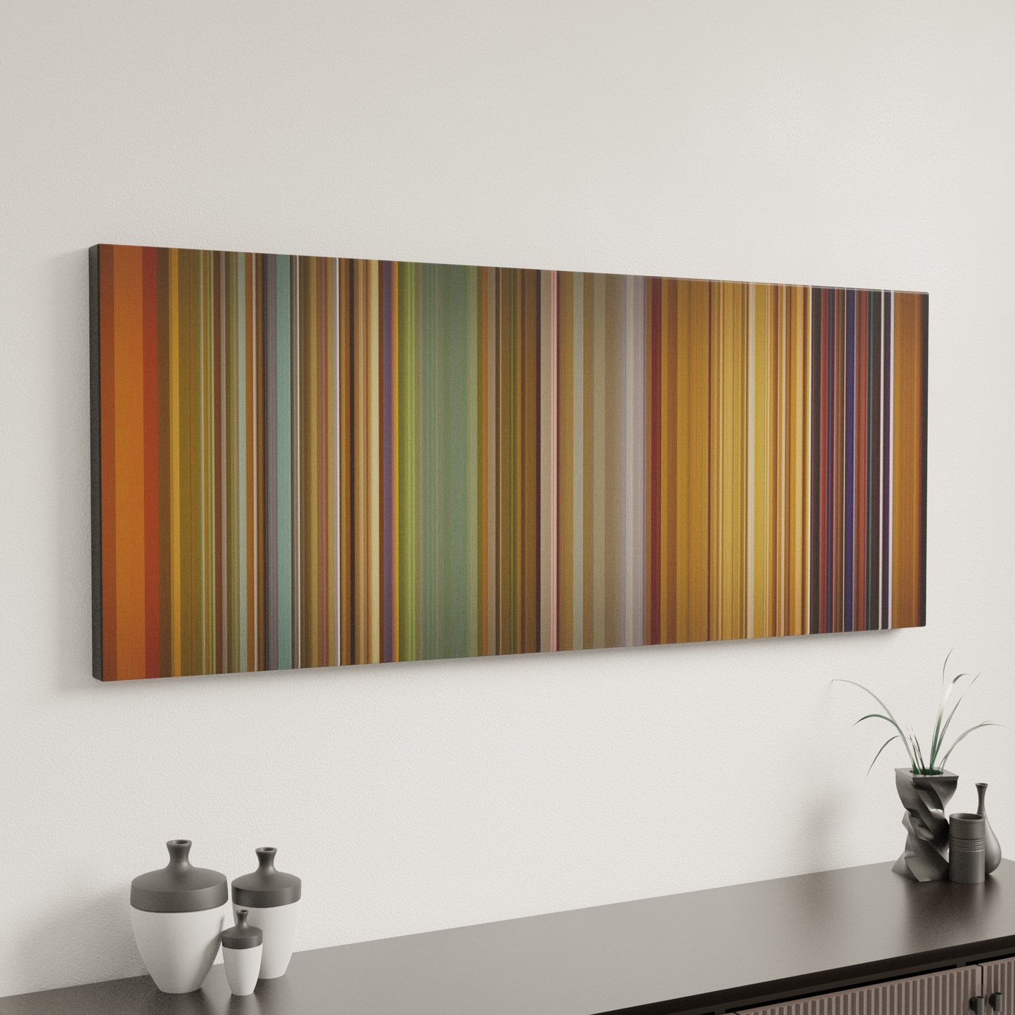 Minimal interior design with Coldplay - Paradise Frome on the wall