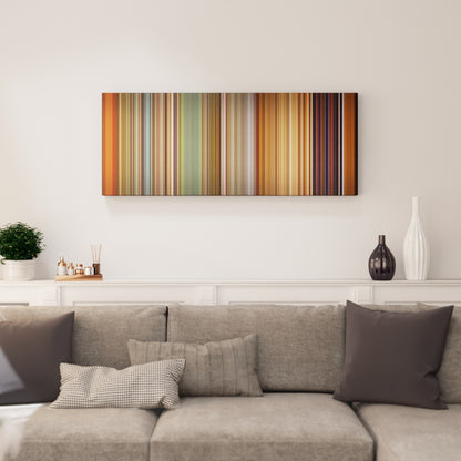 Living room interior with Coldplay - Paradise Frome on the wall