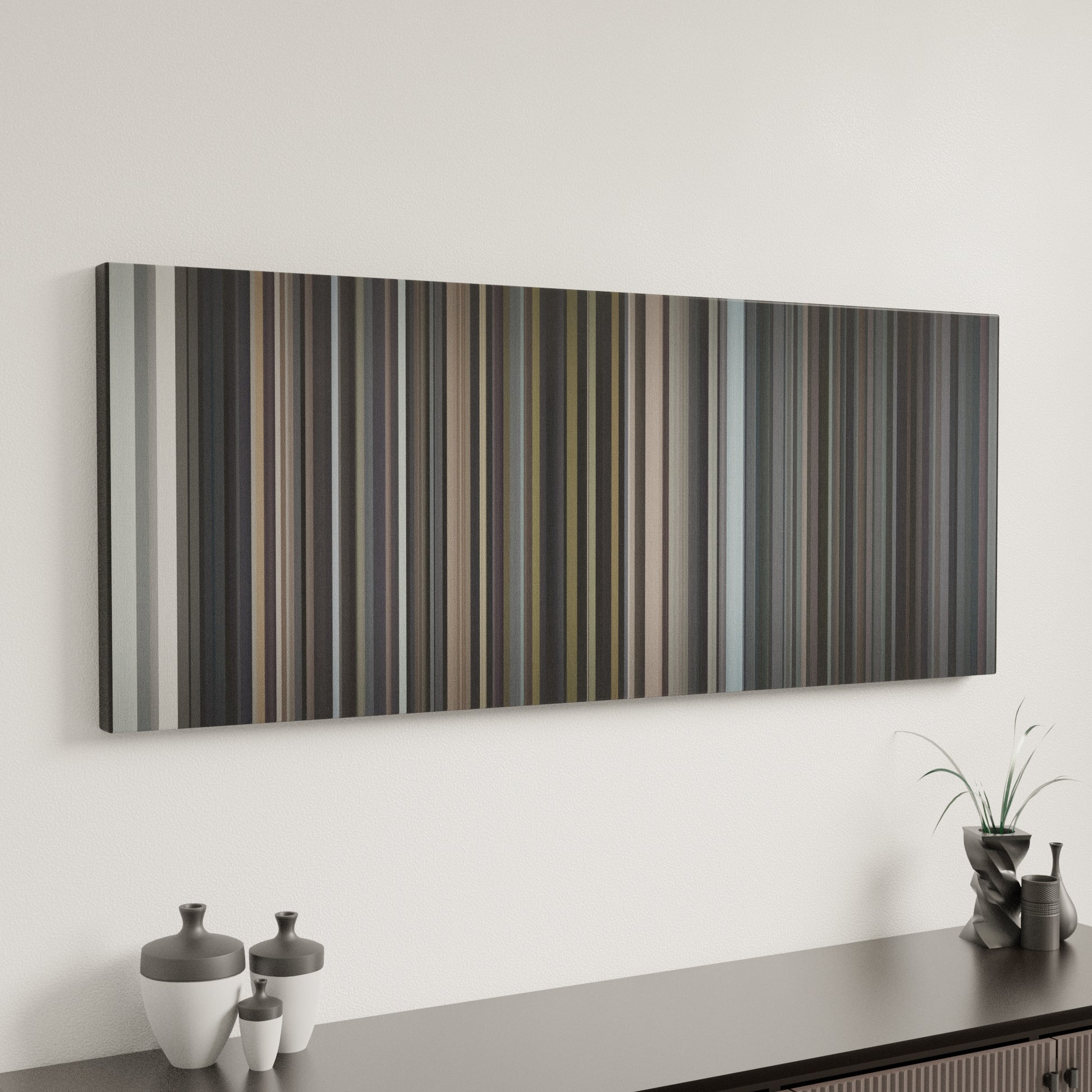 Minimal interior design with Linkin Park - Numb Frome on the wall