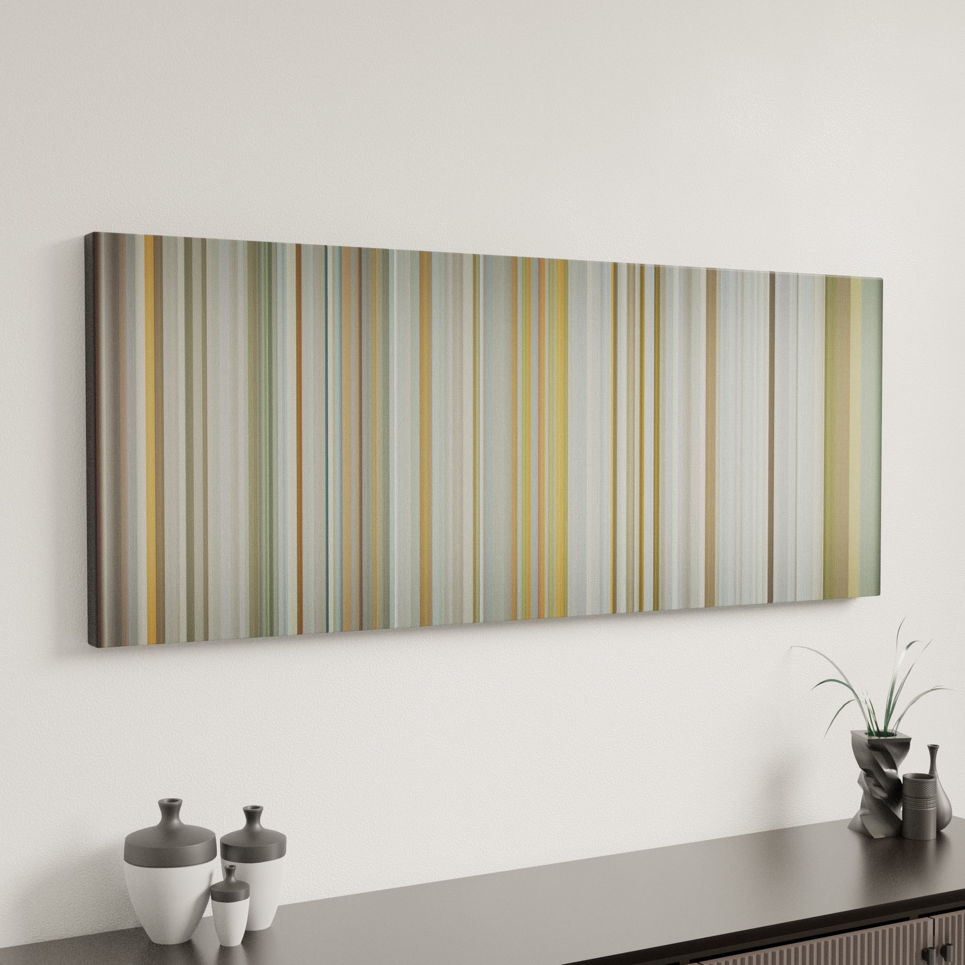 Minimal interior design with Sasha Prendes - Brooklyn Stripped Down Frome on the wall