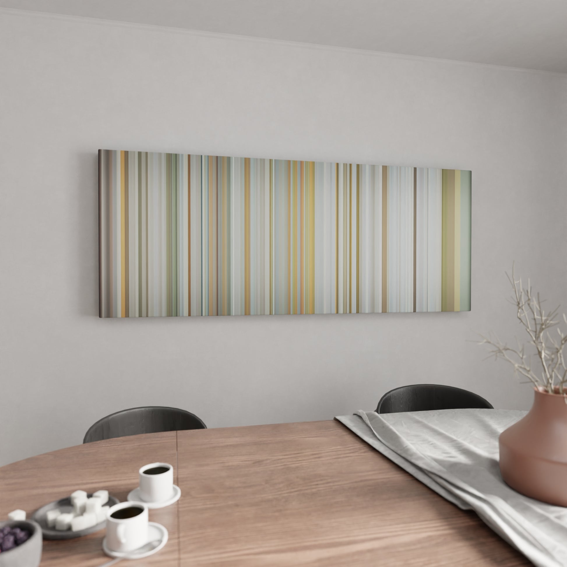 Kitchen with Sasha Prendes - Brooklyn Stripped Down Frome on the wall