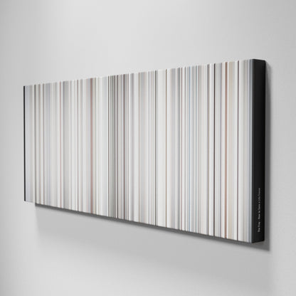 Side view of Buff's of The Fray - How to Save a Life Frome on the wall