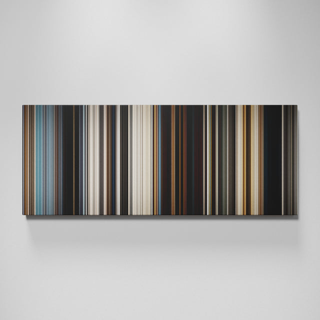 Dune: Part One movie canvas wall art - color palette print