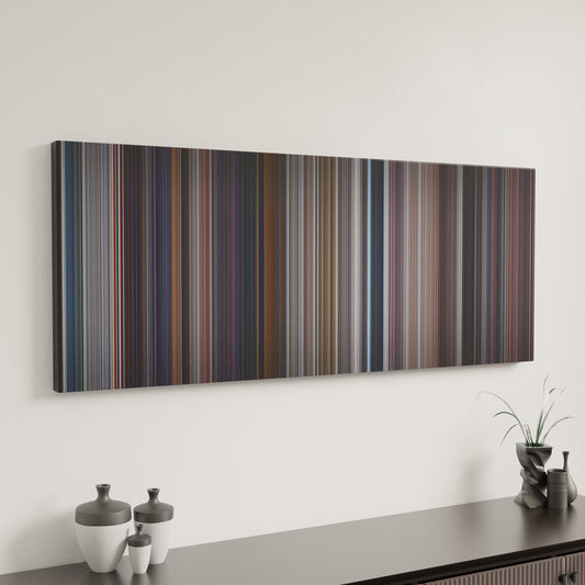 Minimal interior design with Tomorrow-Never-Dies Frome on the wall