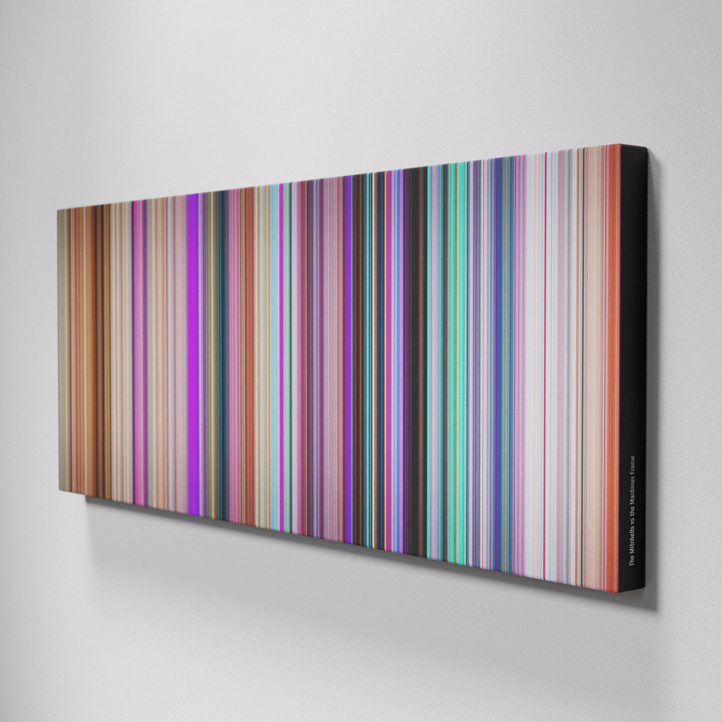 Side view of Buff's of The-Mitchells-vs-the-Machines Frome on the wall