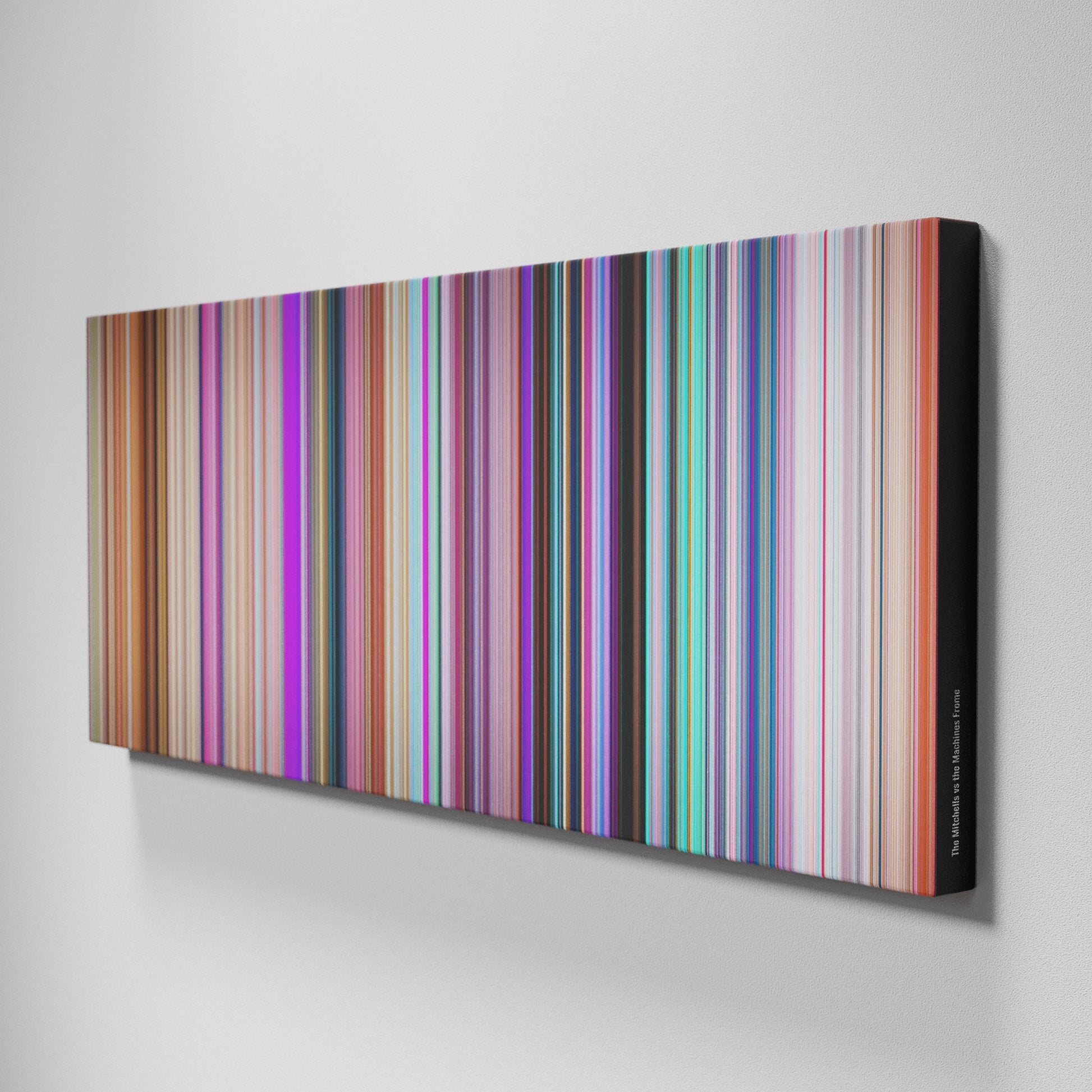 Side view of Buff's of The-Mitchells-vs-the-Machines Frome on the wall