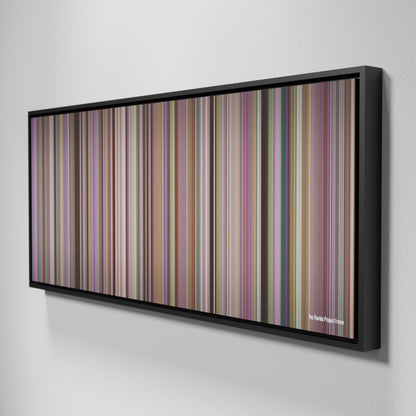 Side view of Framed Buff's of The-Florida-Project Frome on the wall