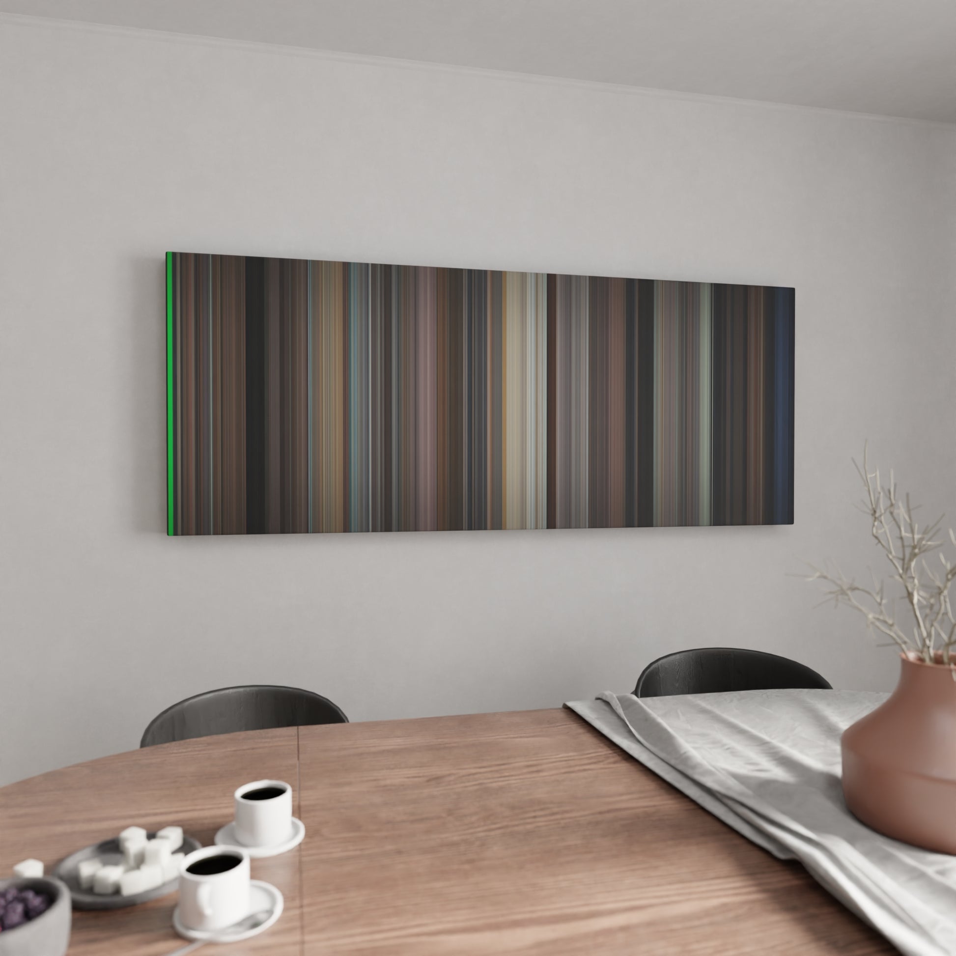 Kitchen with North-by-Northwest Frome on the wall