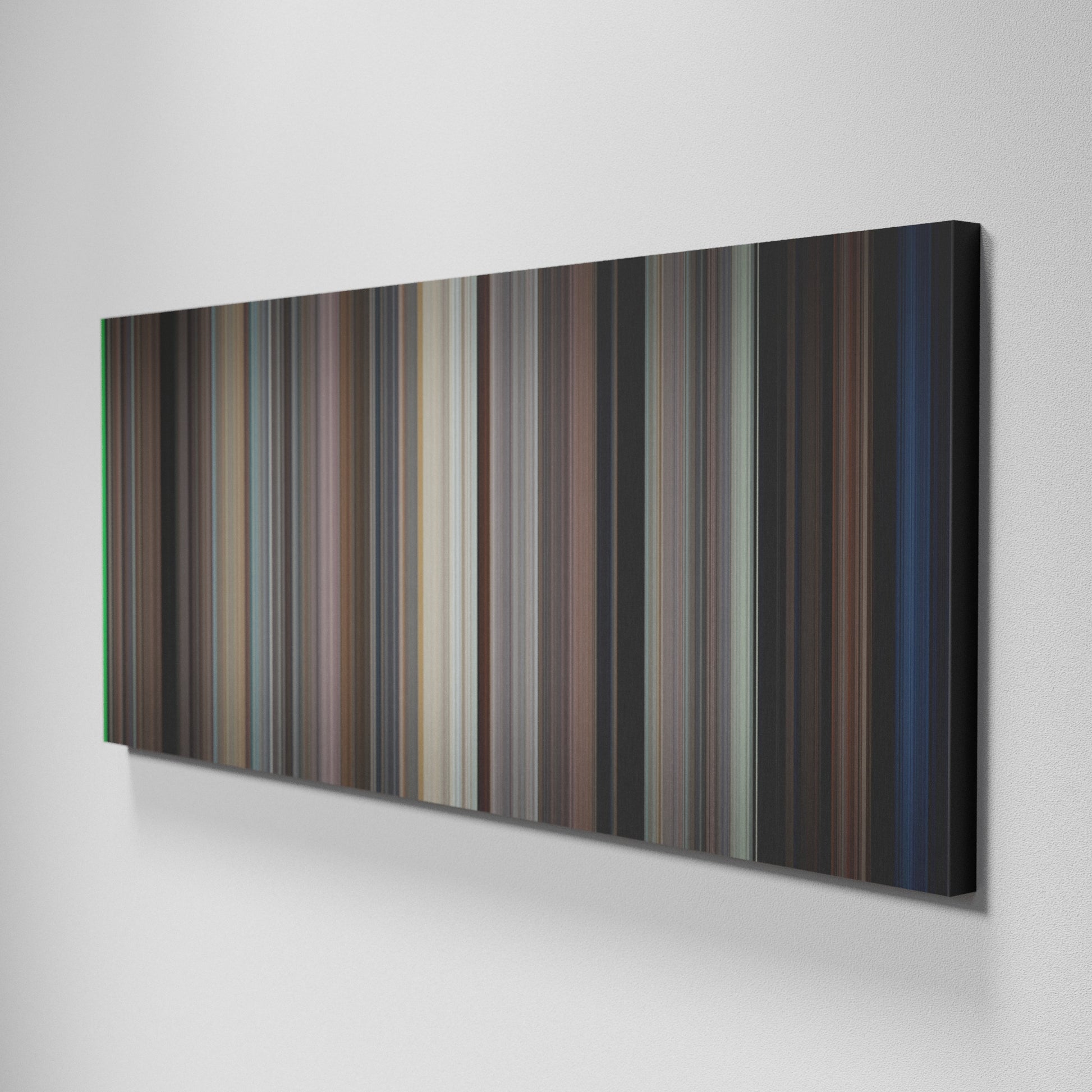 Side view of Basic of North-by-Northwest Frome on the wall