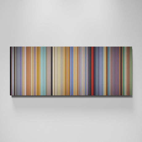 A Scanner Darkly movie canvas wall art - color palette print