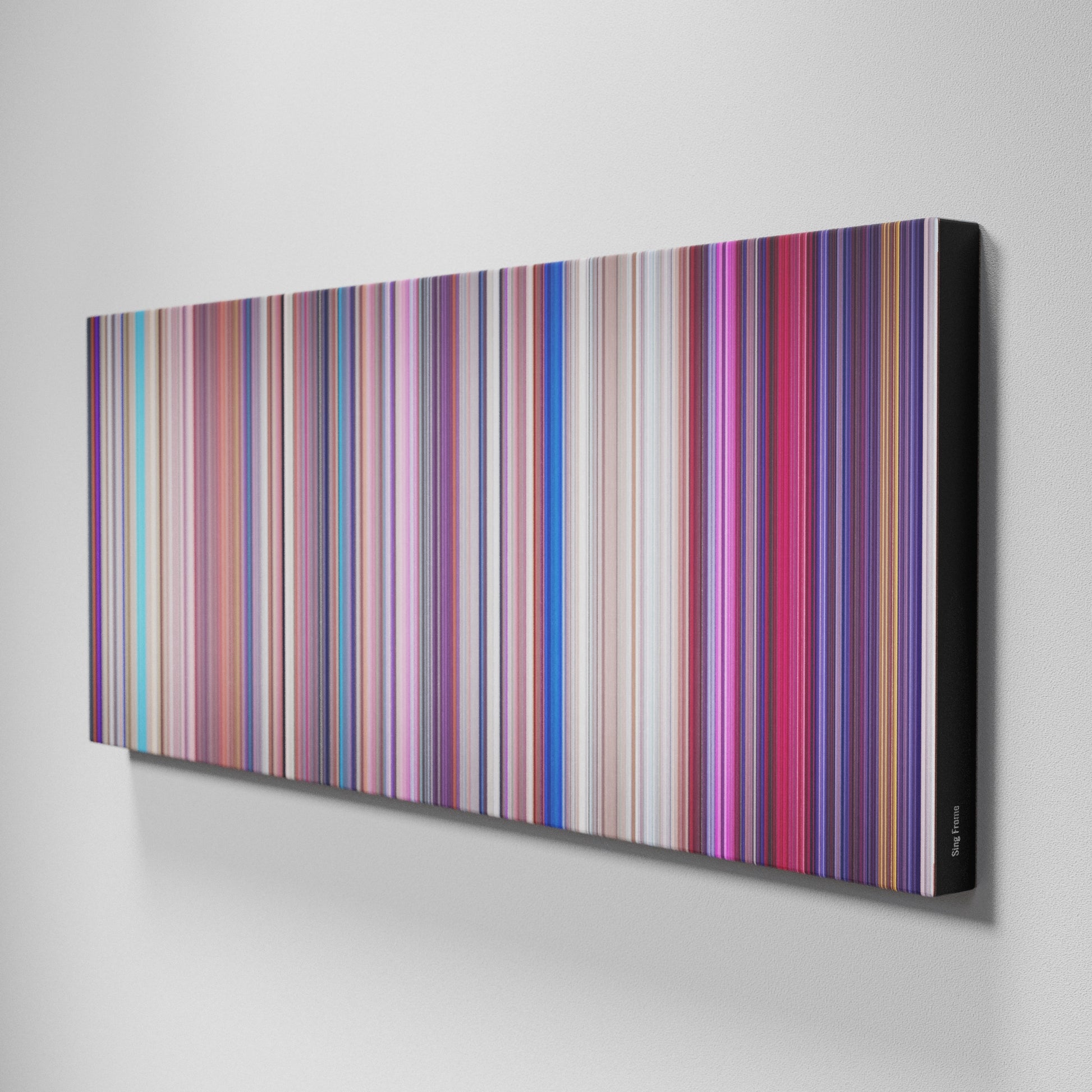 Side view of Buff's of Sing Frome on the wall