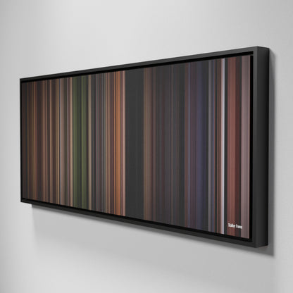 Side view of Framed Buff's of Stalker Frome on the wall