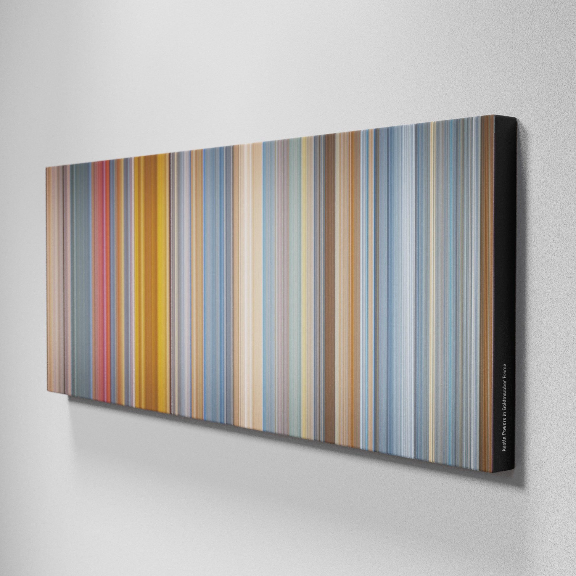 Side view of Buff's of Austin-Powers-in-Goldmember Frome on the wall