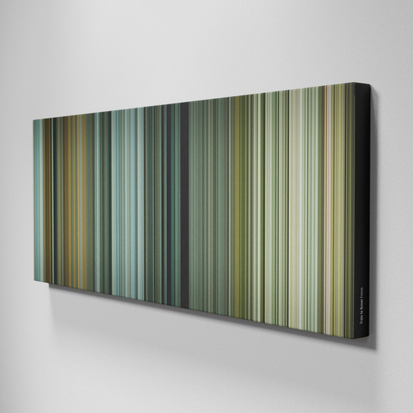 Side view of Buff's of Train-to-Busan Frome on the wall