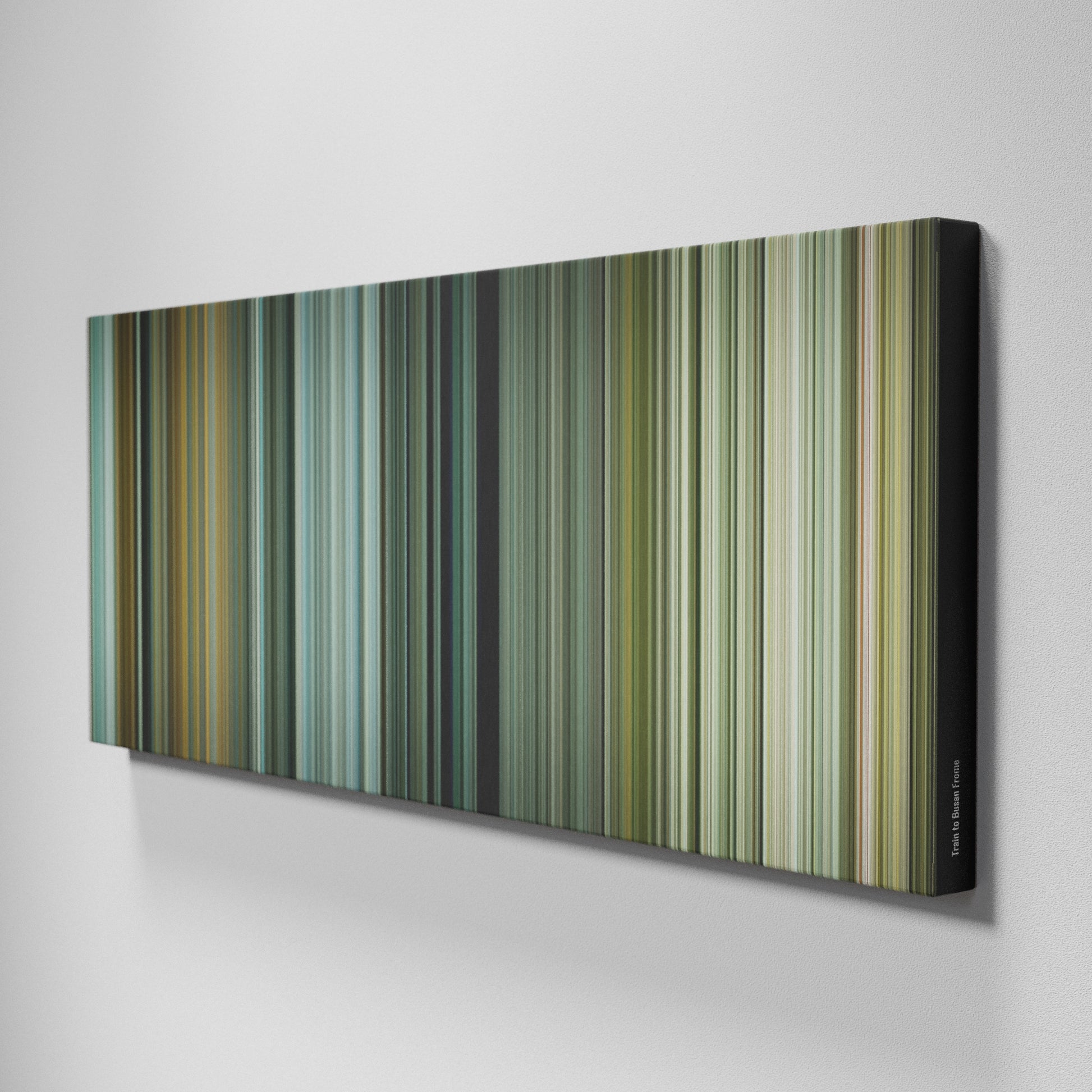 Side view of Buff's of Train-to-Busan Frome on the wall