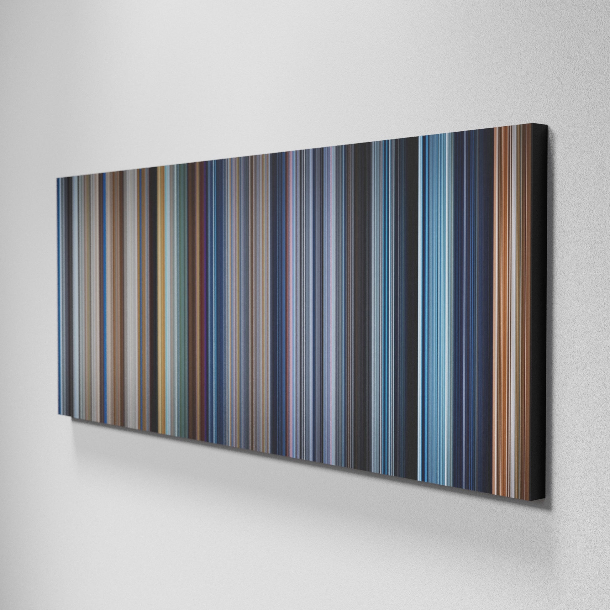 Side view of Basic of AI-Artificial-Intelligence Frome on the wall