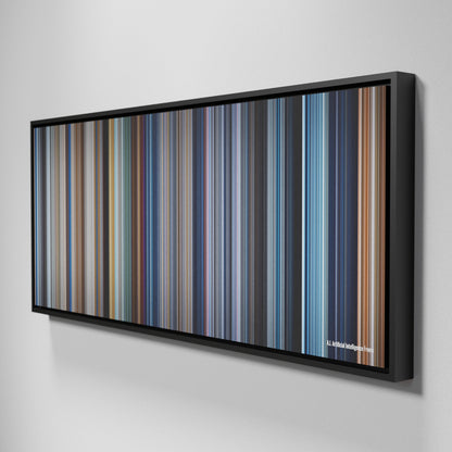 Side view of Framed Buff's of AI-Artificial-Intelligence Frome on the wall