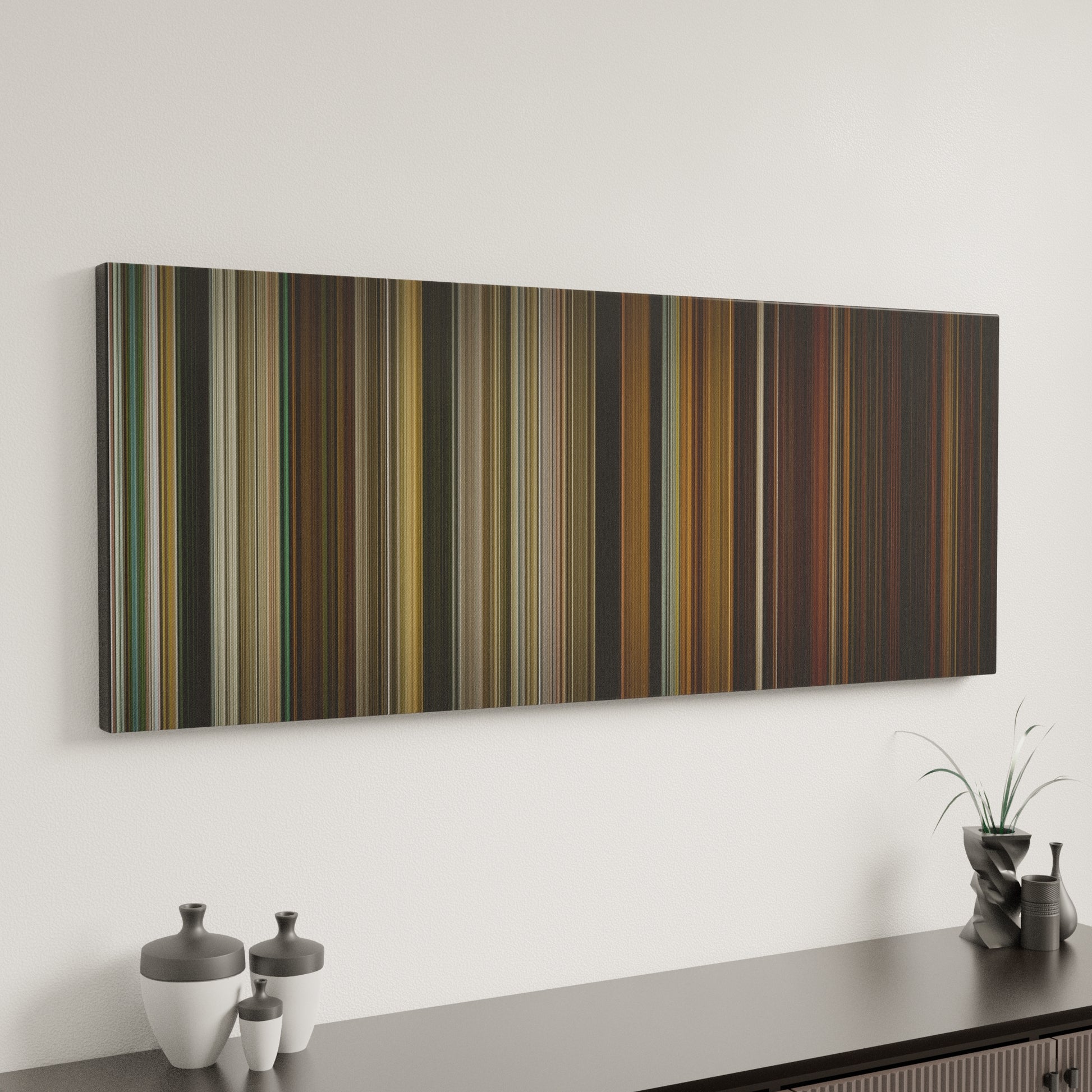 Minimal interior design with Zombieland Frome on the wall