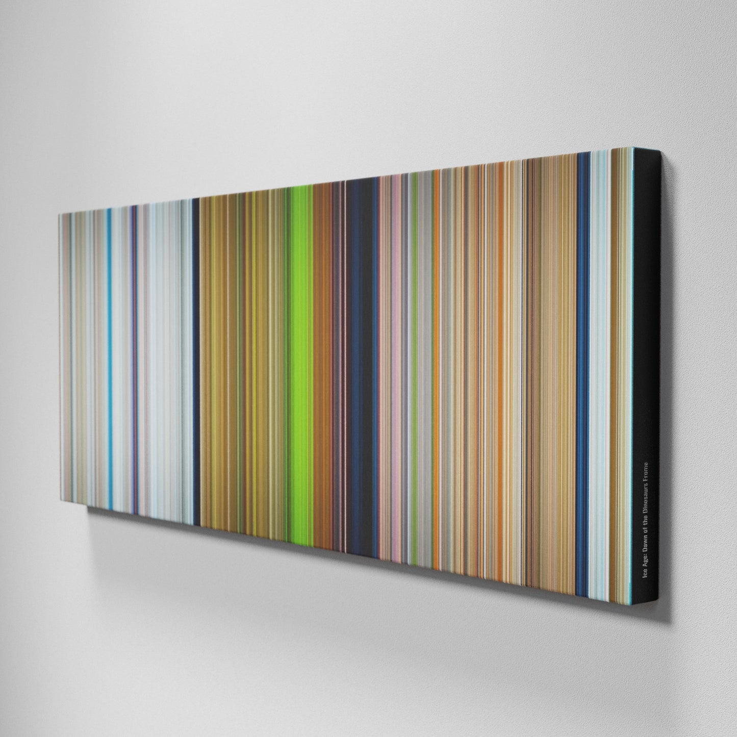 Side view of Buff's of Ice-Age-Dawn-of-the-Dinosaurs Frome on the wall