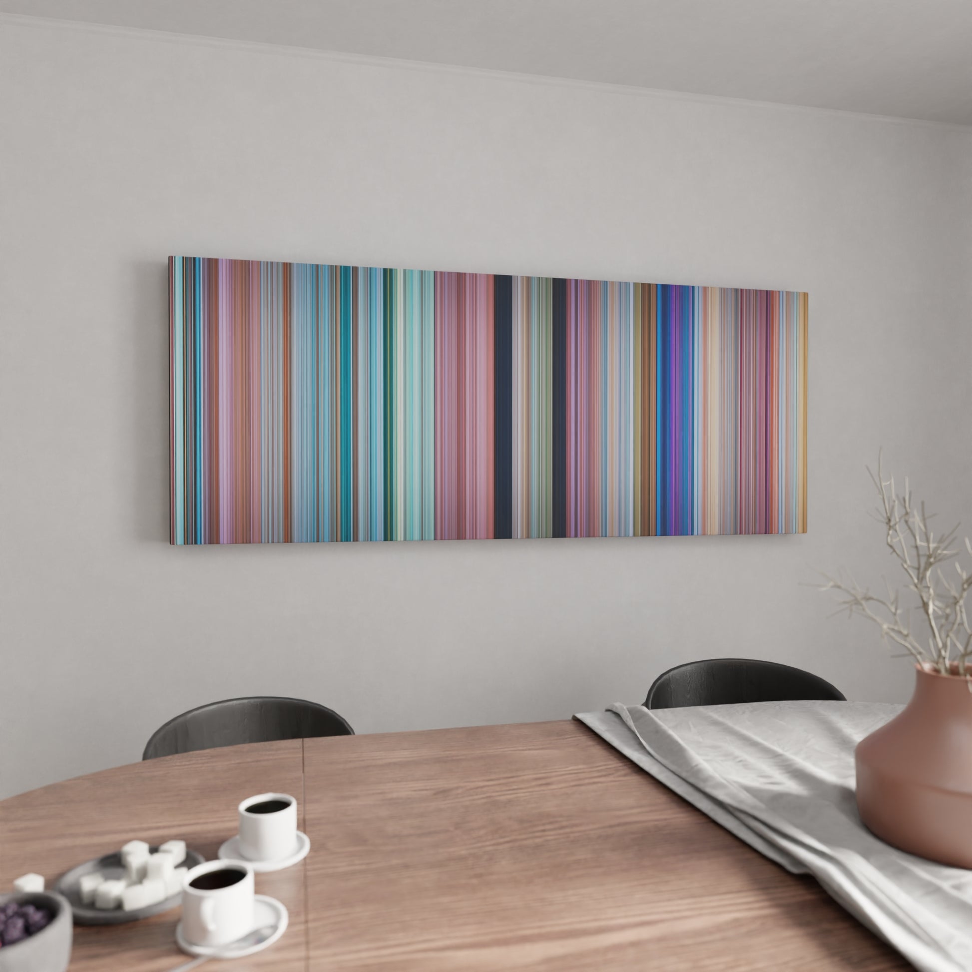 Kitchen with Ice-Age-Continental-Drift Frome on the wall