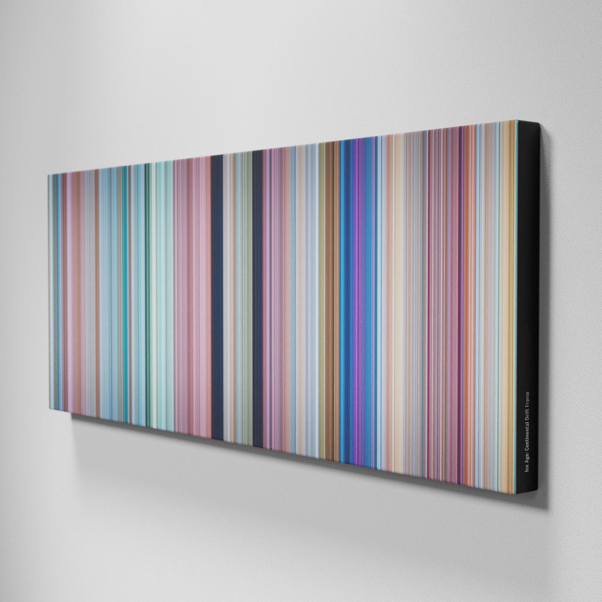 Side view of Buff's of Ice-Age-Continental-Drift Frome on the wall