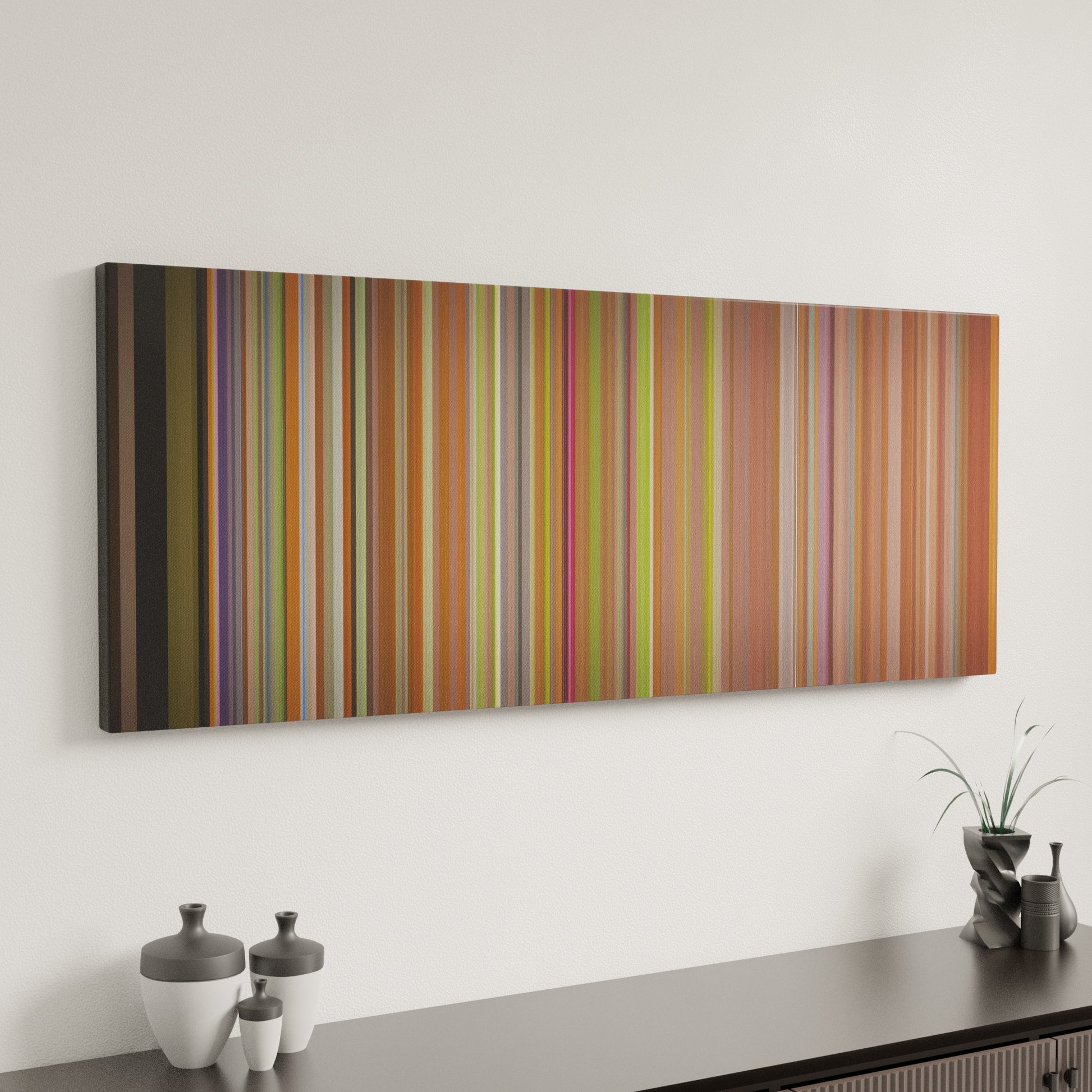 Minimal interior design with Shakira-Waka-Waka Frome on the wall