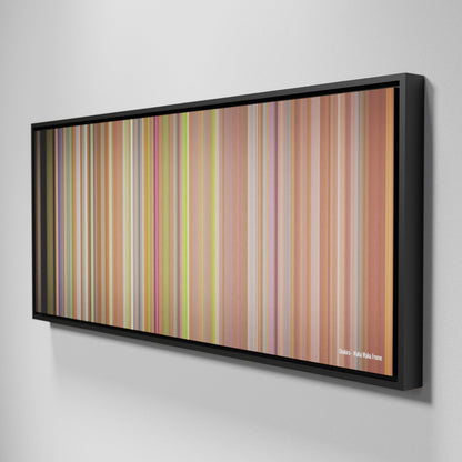 Side view of Framed Buff's of Shakira-Waka-Waka Frome on the wall