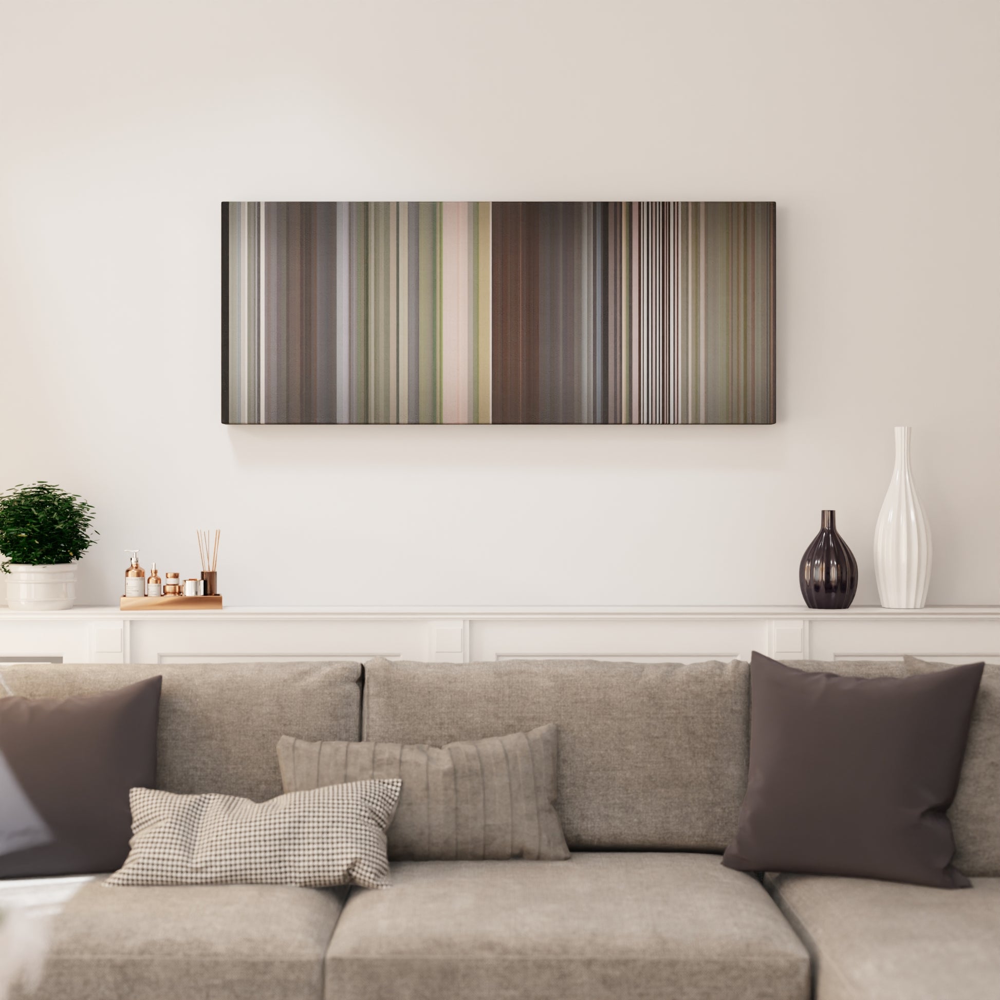 Living room interior with Taylor-Swift-Blank-Space Frome on the wall