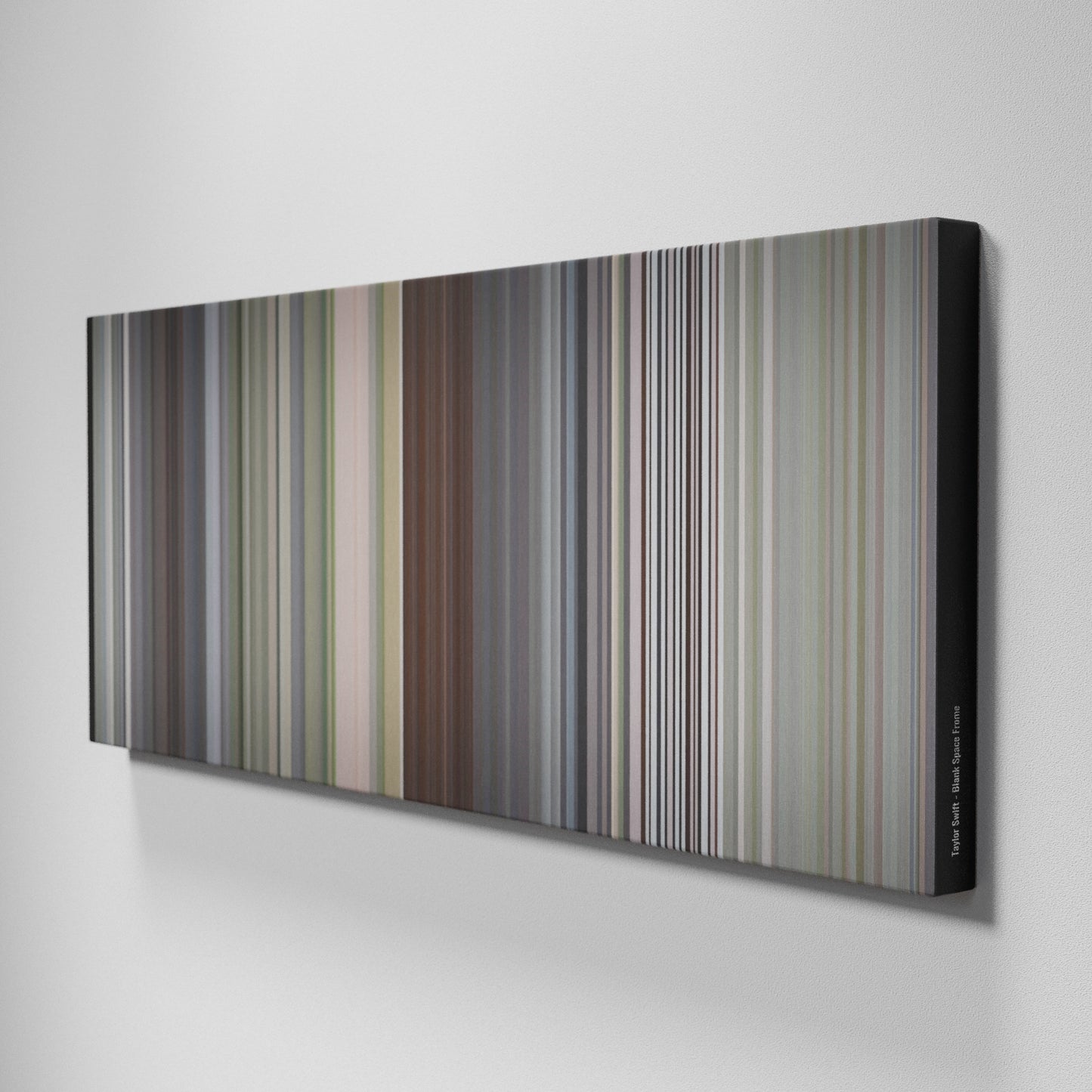 Side view of Buff's of Taylor-Swift-Blank-Space Frome on the wall