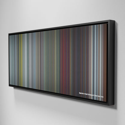 Side view of Framed Buff's of Charlie-Puth-We-Dont-Talk-Anymore Frome on the wall