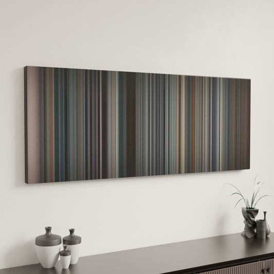 Minimal interior design with Clean-Bandit-Rockabye Frome on the wall