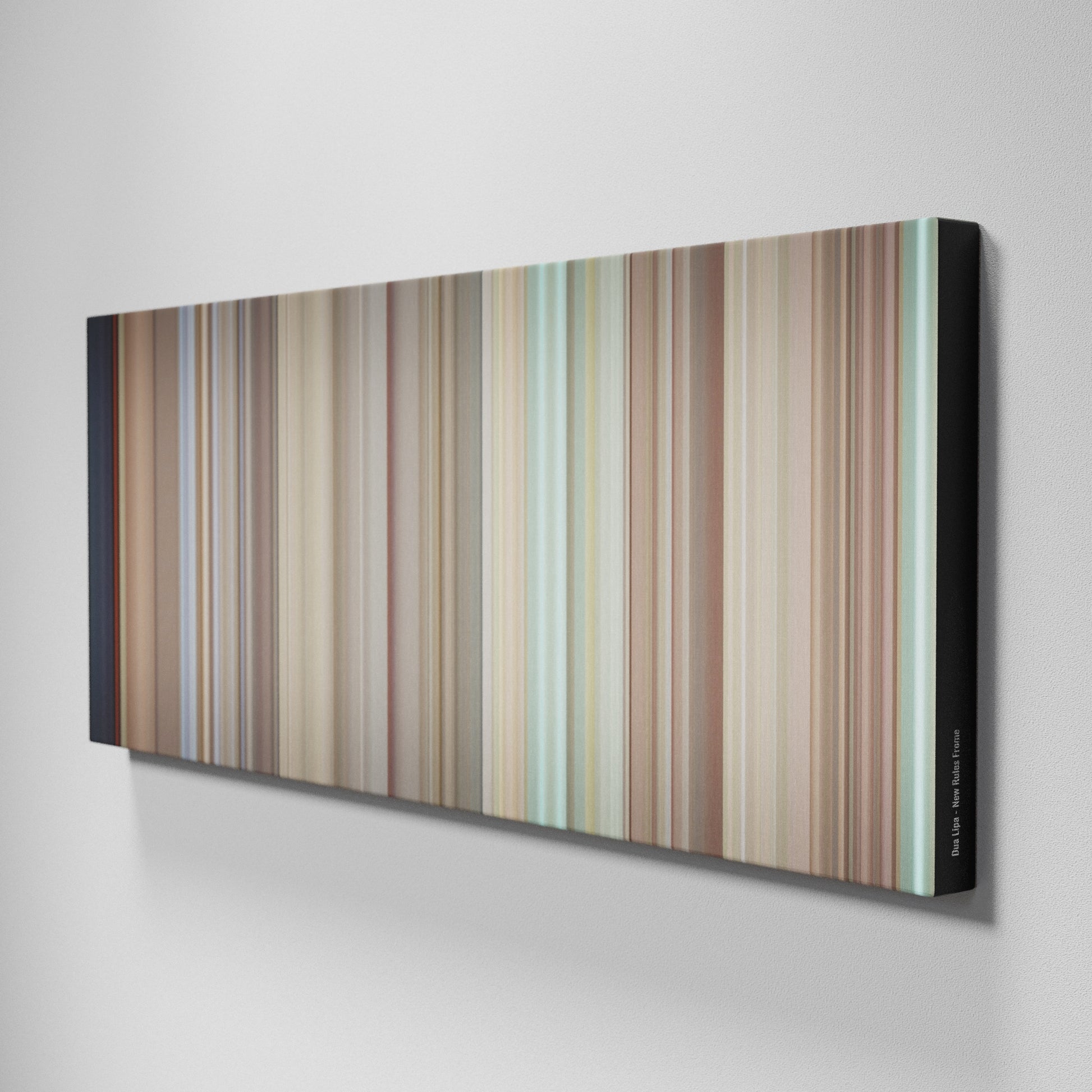 Side view of Buff's of Dua-Lipa-New-Rules Frome on the wall