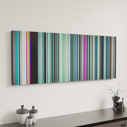 Minimal interior design with Calvin-Harris-This-Is-What-You-Came-For Frome on the wall